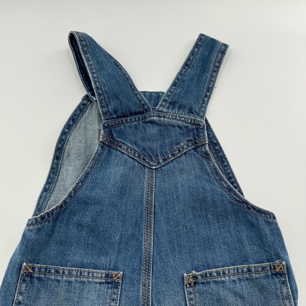 The Children’s Place Medium Wash Denim Overalls | Long Pants | Size 4T - Picture 7 of 8